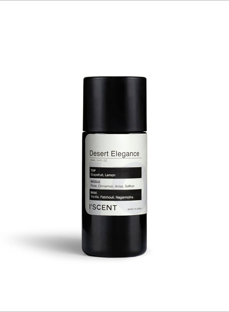 ISCENT | Desert Elegance Oil Refill for Ensō Diffuser – 100ml Bright Scent with Orange, Jasmine & Vanilla | Illuminate Your Home with a Warm, Uplifting Aroma - Image 1