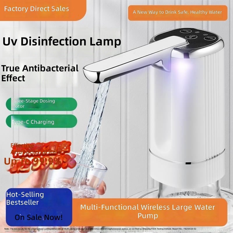 UV Sterilization Water Dispenser with Electric Self-Priming  Pump - Image 2