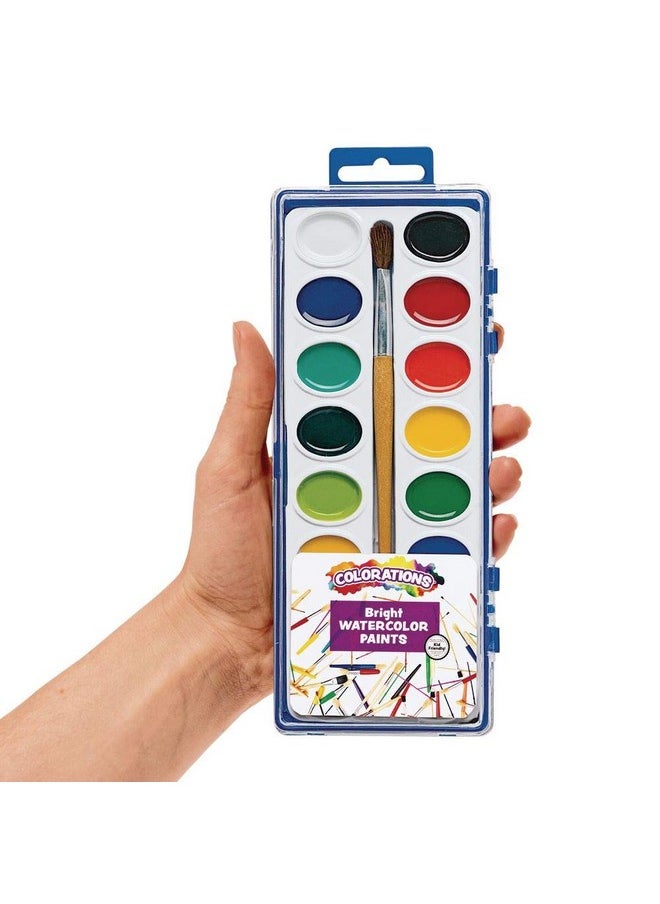 كولوريشنز ألوان مائية قابلة للغسل من Colorations، 16 لونًا، لوحة ألوان مائية، مجموعة ألوان مائية، ألوان مائية قابلة للغسل، ألوان مائية قابلة للغسل للأطفال، ألوان مائية قابلة للغسل للأطفال، ألوان غير سامة للأطفال  - Image 4