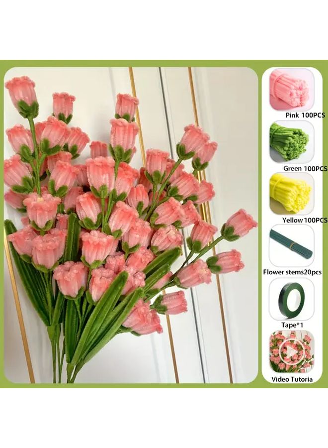 مجموعة الحرف اليدوية الزهرية DIY الأرجواني 321 قطعة مع فيديو تعليمي لديكور المنزل والهدايا - Image 5