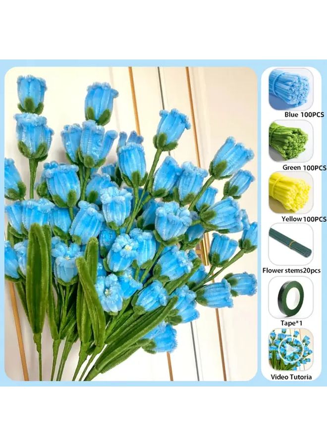 مجموعة الحرف اليدوية الزهرية DIY الأرجواني 321 قطعة مع فيديو تعليمي لديكور المنزل والهدايا - Image 4