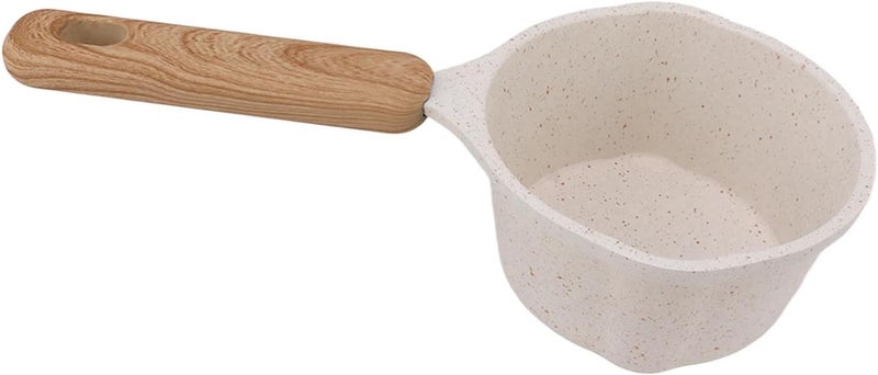 Zopsc Nonstick Small Pot, Flat Bottom Sauce Pan, Multifunctional Milk Pot for Frying, Small Cooking for Stovetop, Compact Nonstick Saucepan - Image 1