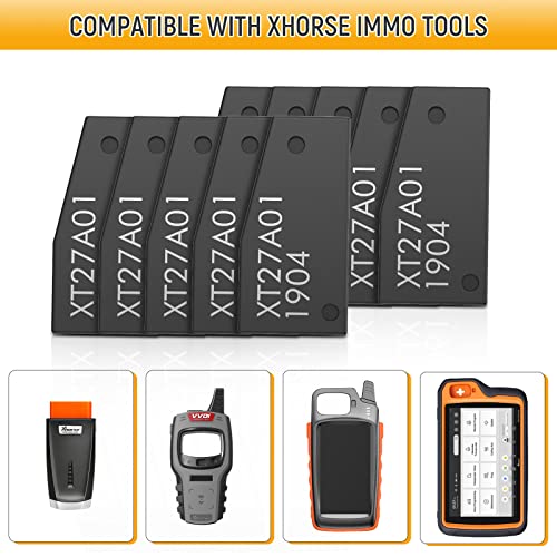 Xhorse Super Chip, VVDI Super Transponder Chip, XT27A01 XT27A66 Transponder for ID46/40/43/4D/8C/8A/T3/47(Pack of 10) - Image 3