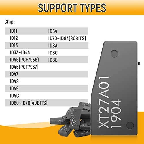 Xhorse Super Chip, VVDI Super Transponder Chip, XT27A01 XT27A66 Transponder for ID46/40/43/4D/8C/8A/T3/47(Pack of 10) - Image 2