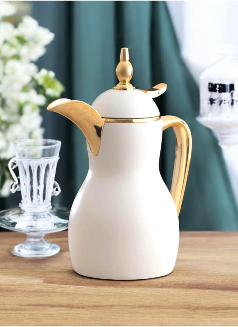 Stylish and modern thermos 350ml, white and gold - pzsku/Z8A02AC940408260FA467Z/45/_/1730651466/9c3d2c4b-15c1-4b0d-8503-07ab4bbde453