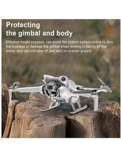 Generic Colorful Landing Gear for DJI Mini 4 Pro with Flash LED Lights Foldable Extended Landing Legs Protector Kit for DJI Mini 4 Pro Drone Accessories  - Image 2