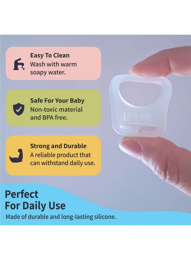 Putska PUTSKA Pacifier Silicone Adapter Rings for Pacifier Holder and Clip MAM-Compatible - Image 4