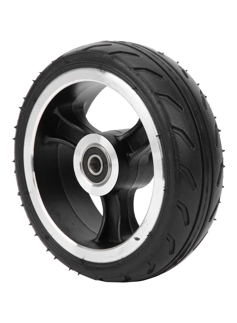 Electric Scooter Tyre, Shock-Absorbing Solid Rear Wheel Scooter Accessories Compatible (Size : 10MM)