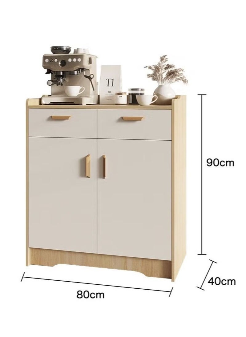 AGD Coffee Corner MDF Coffee Cabinet With Large Storage Capacity For Living Room Or Office 80*40*90cm  - Image 4
