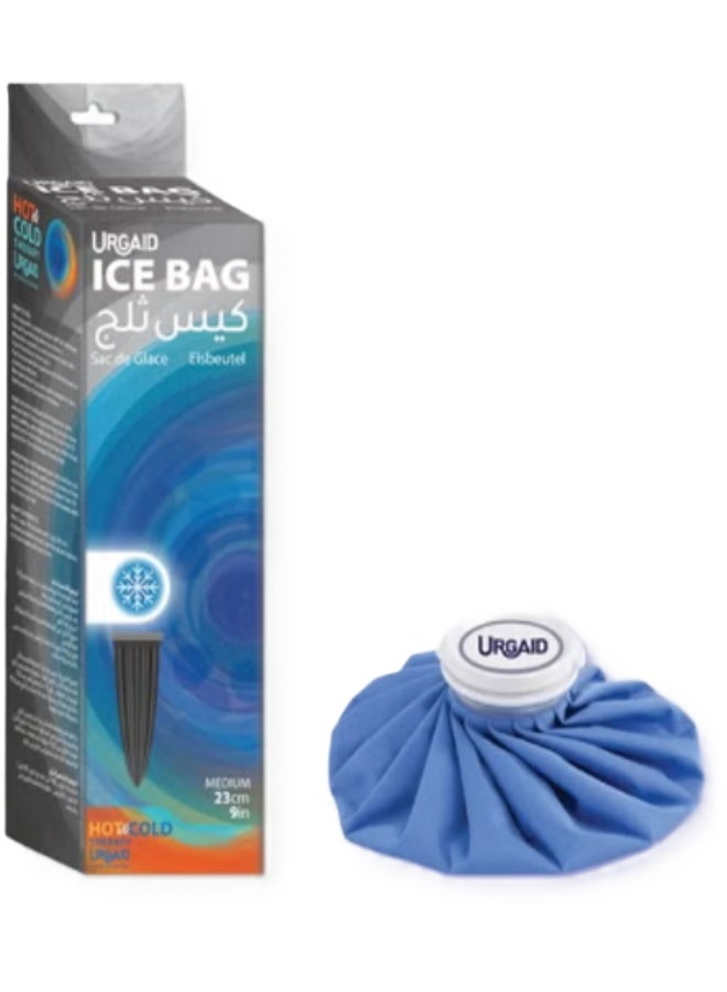 أورغايد كيس ثلج Urgaid متوسط ​​الحجم 23 سم (9 بوصات) - كمادة باردة قابلة لإعادة الاستخدام لتخفيف الإصابات وتقليل التورم - Image 1