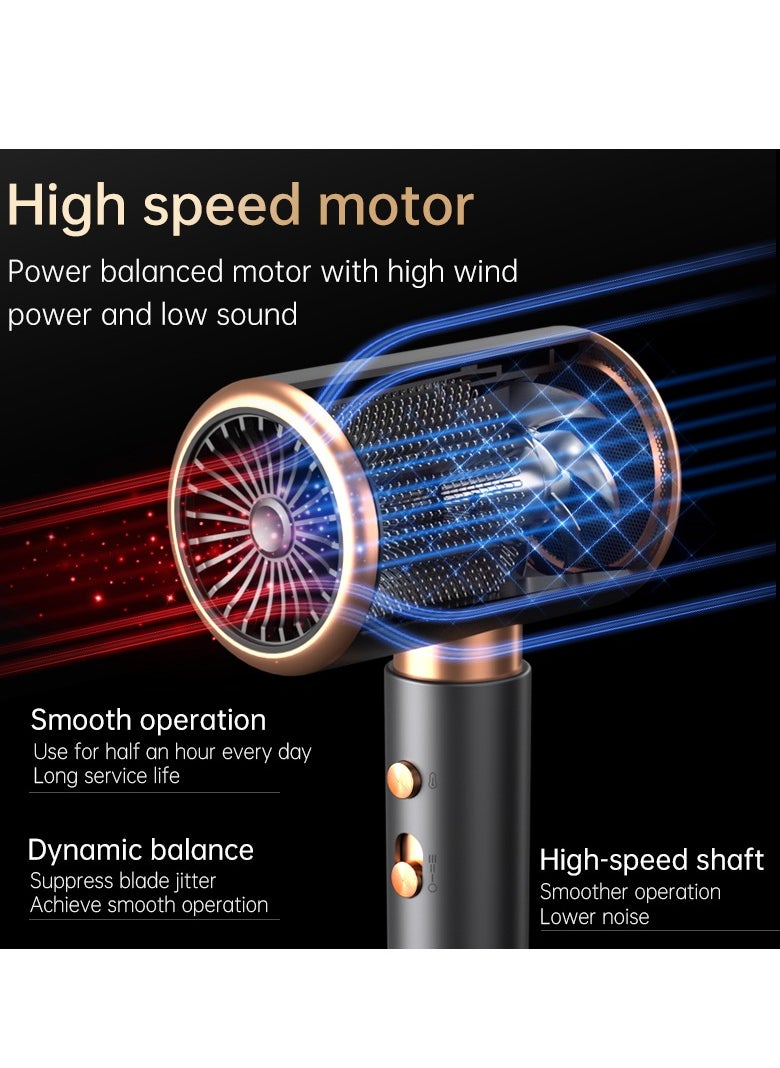 High-Speed Hair Dryer - 2000W, Constant Temperature, Overheat Protection