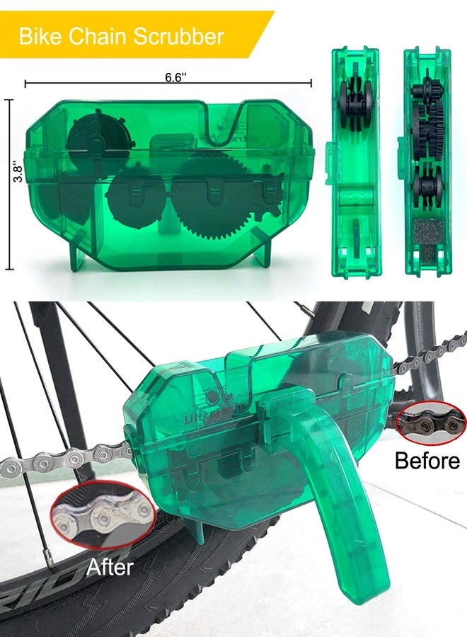 Ultrafashs Bike Cleaner kit,Perfect kit to Clean/Protect/Lube Bicycle,with Chain Scrubber,Cleaning Brush Tool,Bike Cleaner(19oz),Degreaser(10oz),Wet Lubricant(2oz) - Image 5