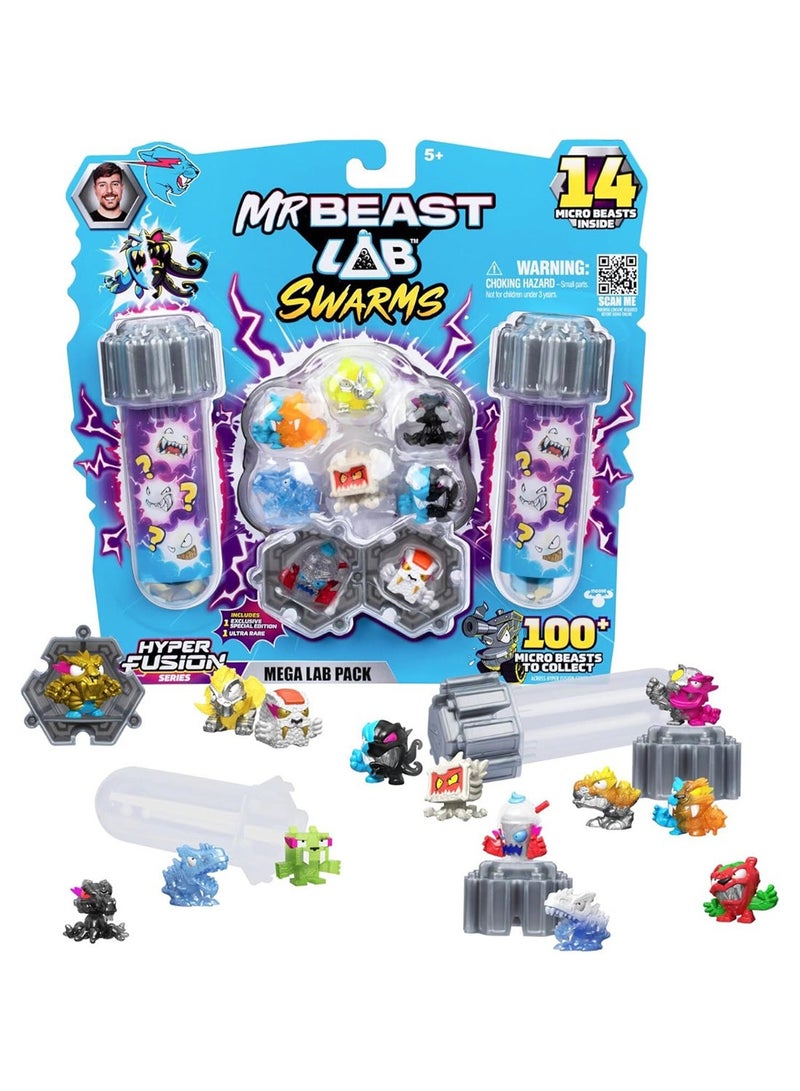 MrBeast Lab مجموعة مختبر MrBeast Swarms S3 Mega Lab 14 قطعة (قطعة عشوائية 1) - Image 1