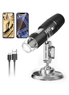 Y&D Wireless Handheld Digital Microscope, Portable 50x -1000x Magnification with 360 Rotate Stand Compatible iOS/Android iPhone, iPad for Kids Adults  - Image 1
