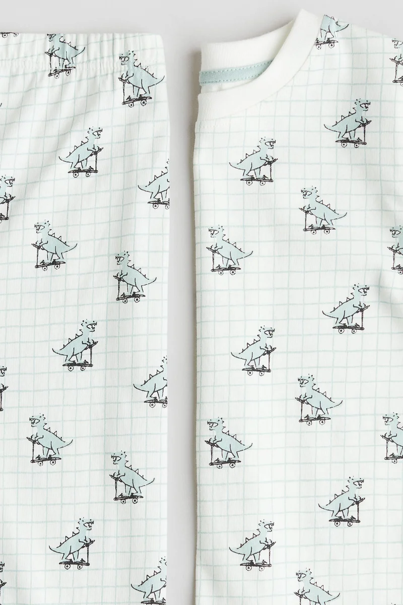 H&M Patterned jersey pyjamas