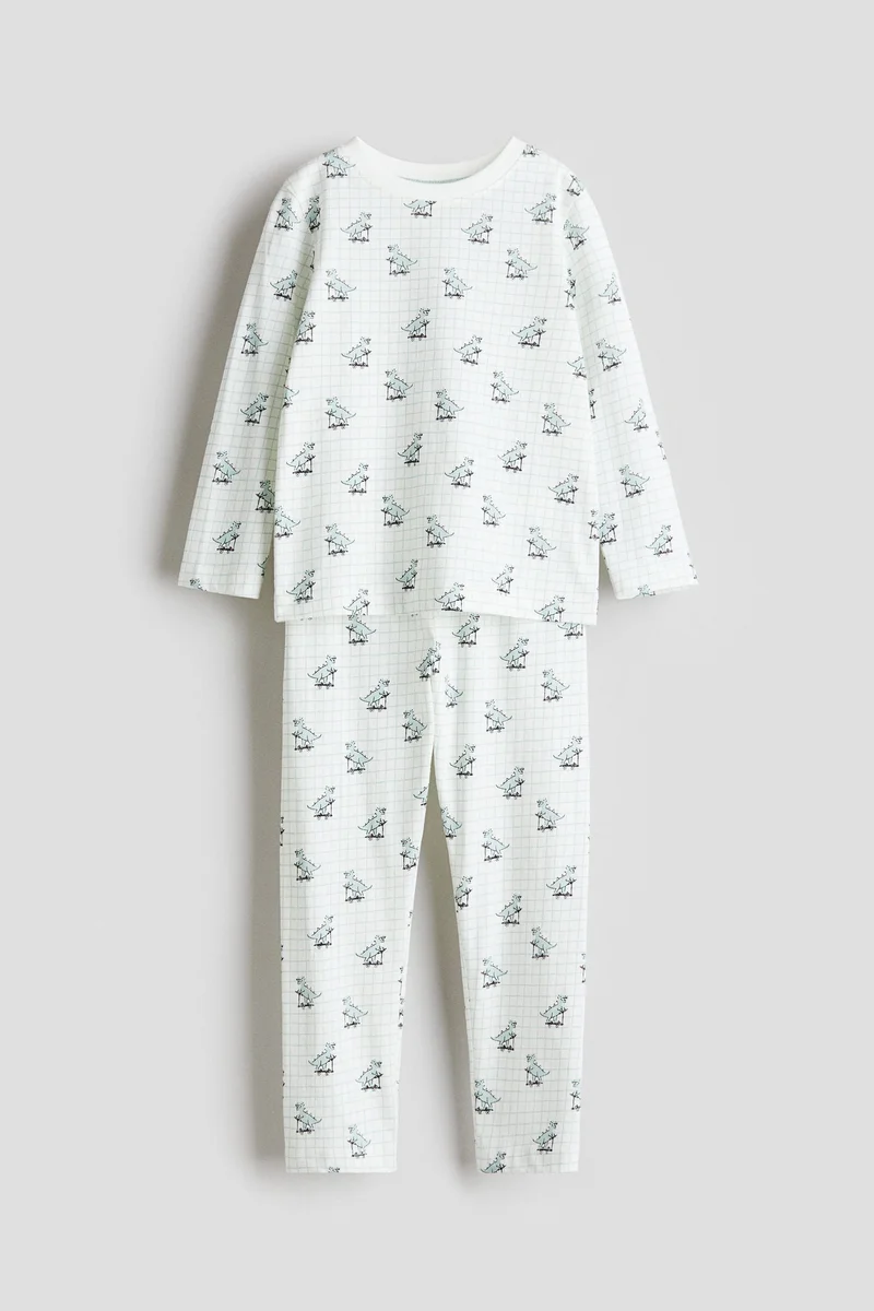 H&M Patterned jersey pyjamas