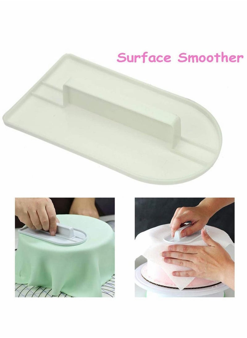 Excefore - Fondant Cake Decorating Tool, Sugarcraft Icing Cake Making Set, Smoother Fondant Cutter Embosser Icing Smoother Rolling Pin Modeling Tool Kit Set Flower Fondant Cake Sugarcraft Decorating Kit(11 Pcs) - Image 1