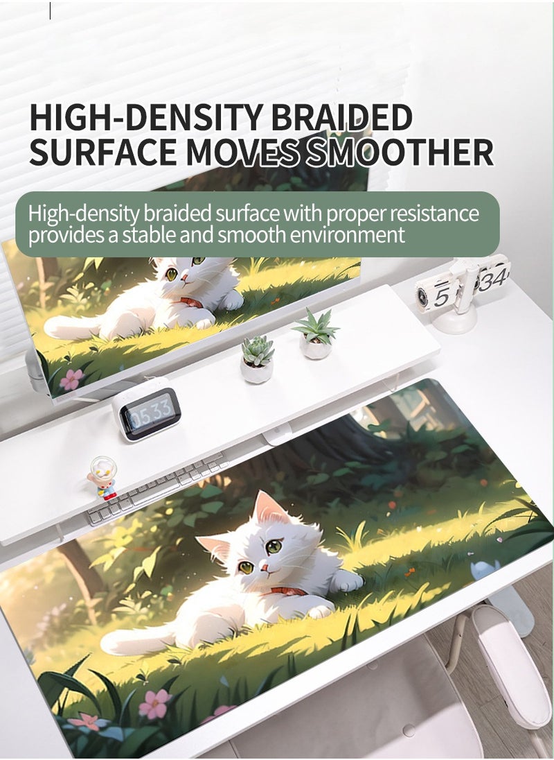 Beirui - 80cm*30cm Anime Mouse Pad, Gaming Mouse Pad, Large Mouse Pad, Extended Keyboard Mouse Pad, Extended Keyboard Mouse Pad with non-slip base and stitched edges - Image 1