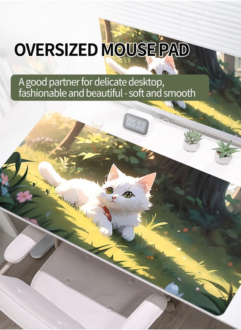 Beirui - 80cm*30cm Anime Mouse Pad, Gaming Mouse Pad, Large Mouse Pad, Extended Keyboard Mouse Pad, Extended Keyboard Mouse Pad with non-slip base and stitched edges - Image 1