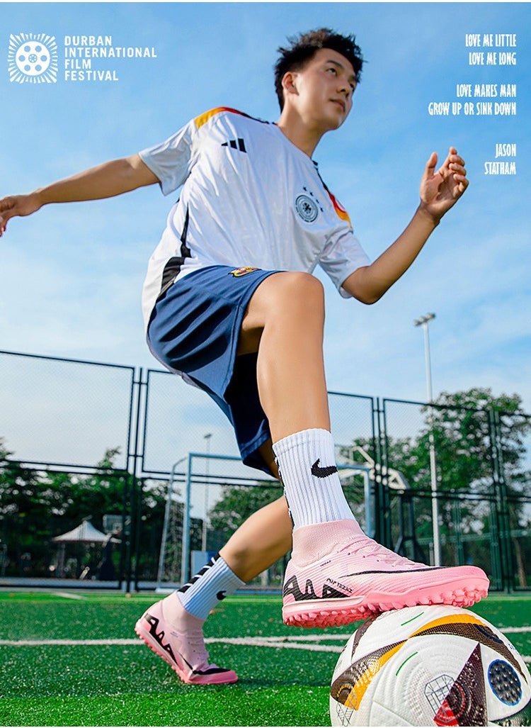 SKT Shiketro Men's Football Shoes, Suitable For Outdoor Indoor Professional Youth Boys Football Shoes, Unisex Football Shoes.  - Image 4