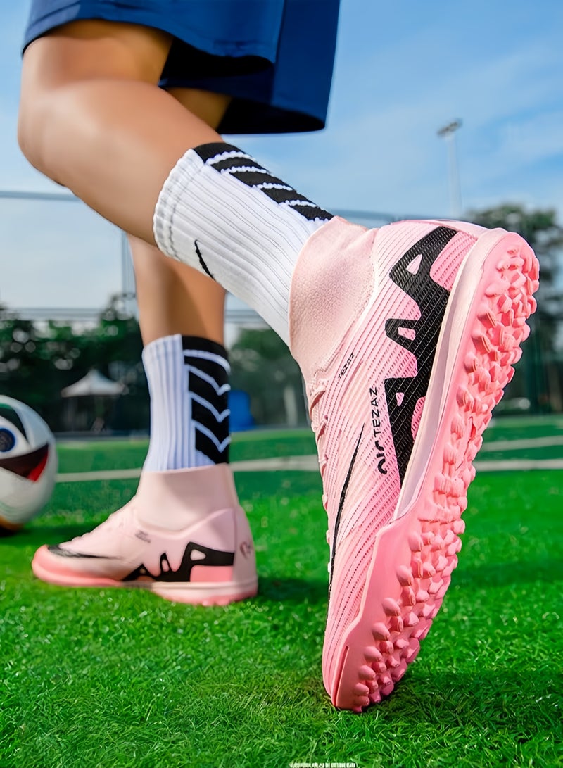 سكت شيكترو أحذية كرة قدم، مناسبة للصالات المغلقة والملاعب الخارجية، أحذية كرة قدم احترافية للأولاد الشباب، أحذية كرة قدم للجنسين. - Image 3