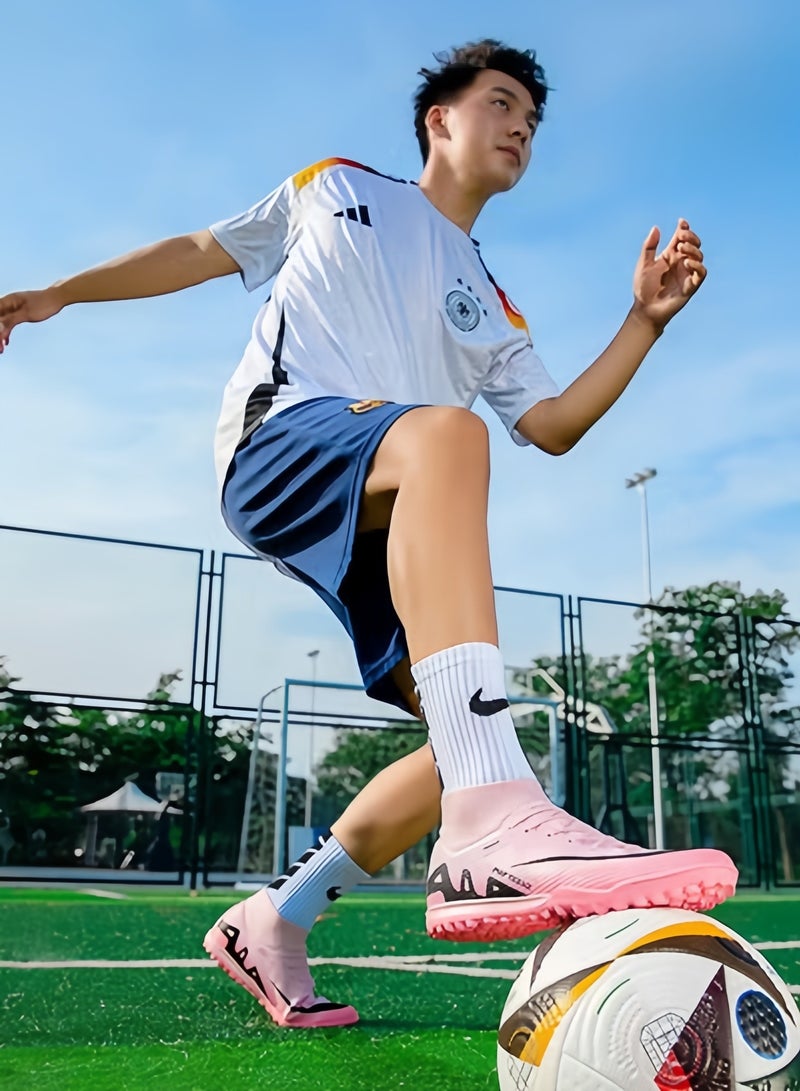 سكت شيكترو أحذية كرة قدم، مناسبة للصالات المغلقة والملاعب الخارجية، أحذية كرة قدم احترافية للأولاد الشباب، أحذية كرة قدم للجنسين. - Image 4