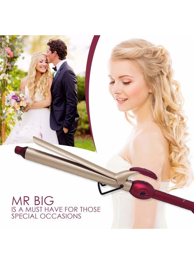 Mr Big Curling Iron Mr Big Original Hair Curling Iron Wand - The Best, Longest XL Styling Curling Irons for Long Hair on The Market, Change Flat Bed Head Hair with This Waver Curler into Beach Waves, 9.5" Barrel, 1" - Image 5