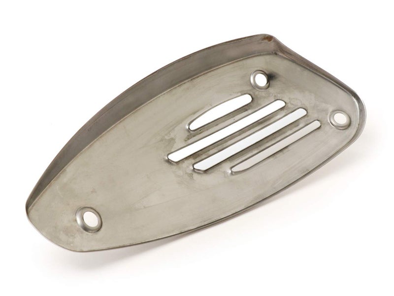 Vespa GTS/GTV Muffler Shield | Exhaust Heat Shield for Vespa GTS 250/300 & Vespa GTV 250/300 | Vespa Part # OEM 844864(Chrome) - Image 2