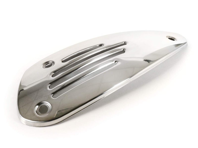 Vespa GTS/GTV Muffler Shield | Exhaust Heat Shield for Vespa GTS 250/300 & Vespa GTV 250/300 | Vespa Part # OEM 844864(Chrome) - Image 5