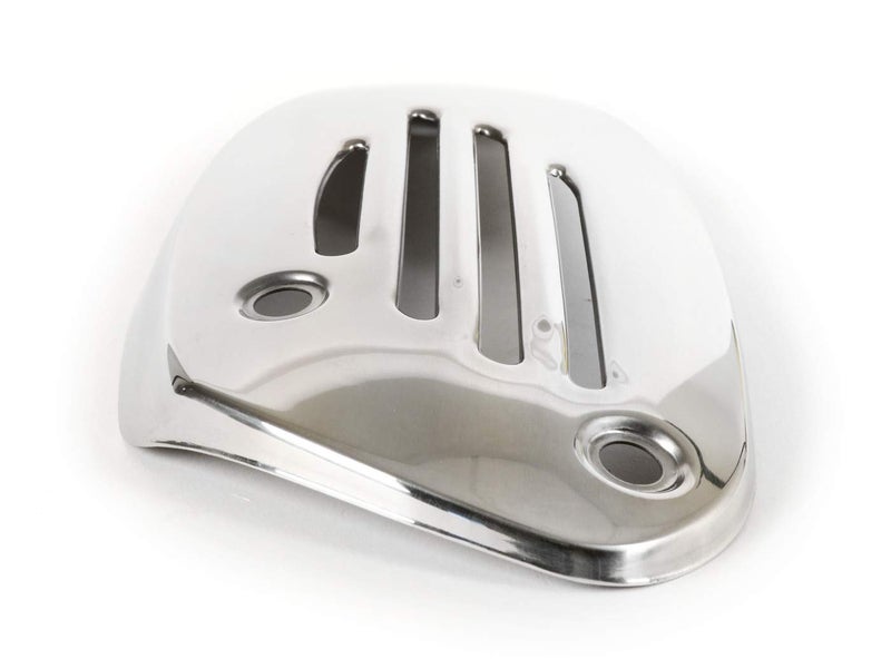 Vespa GTS/GTV Muffler Shield | Exhaust Heat Shield for Vespa GTS 250/300 & Vespa GTV 250/300 | Vespa Part # OEM 844864(Chrome) - Image 4