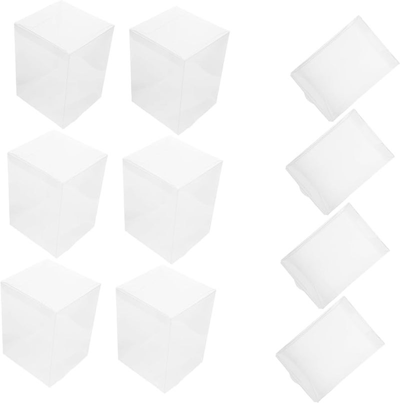 TOVINANNA 15 قطعة صناديق حلوى شفافة لتغليف الشوكولاتة والبسكويت والحلويات - Image 2