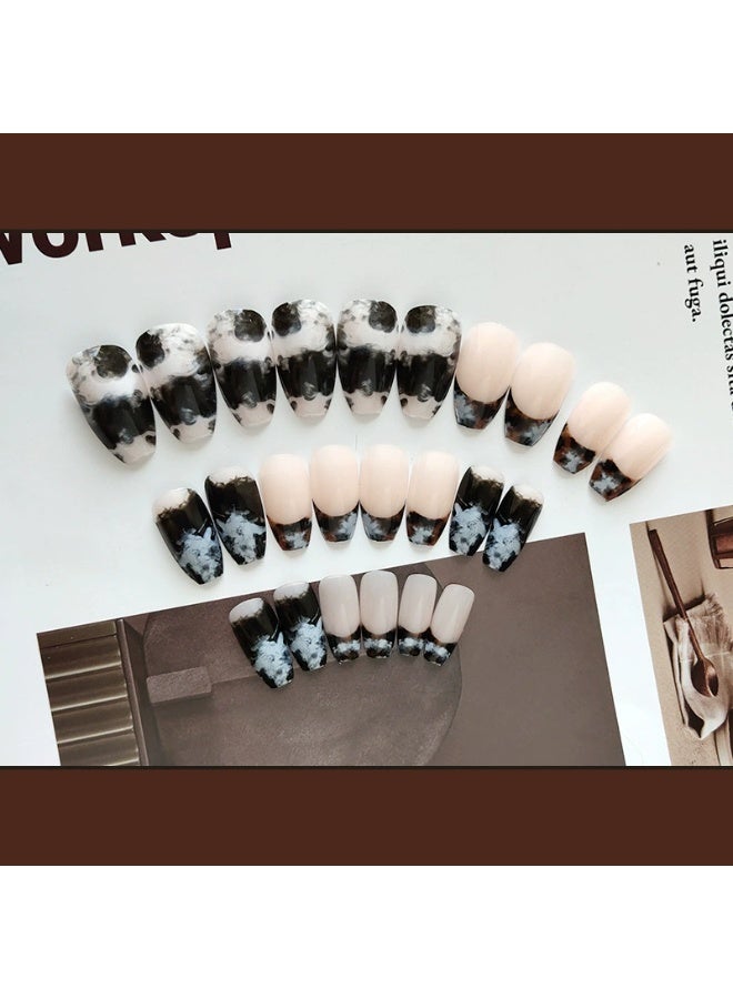 Goolsky Meteorite Latte European American Press-on Nails for Bold Fashion Look - Image 4