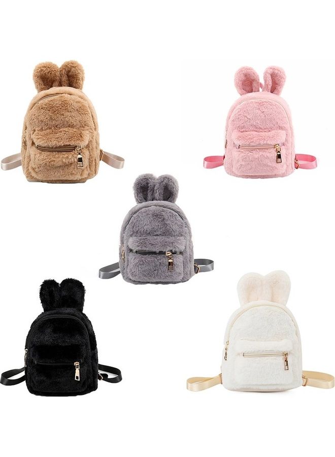 NIBEMINENT Rabbit Ears Backpack Black  - Image 3
