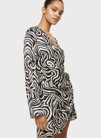 H&M Zebra Print Dress