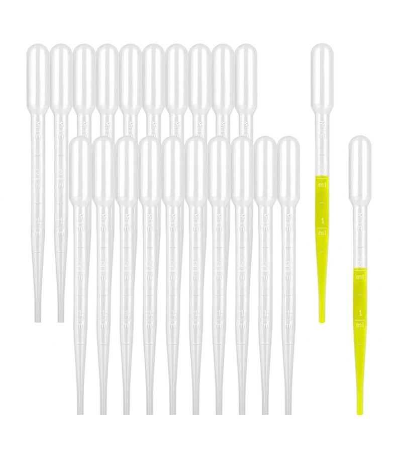 Reusable 14PCS Graduated Pipettes Precision Dropper Foldable Portable for Essential Oils Lab DIY Cosmetic Transfer - Image 1
