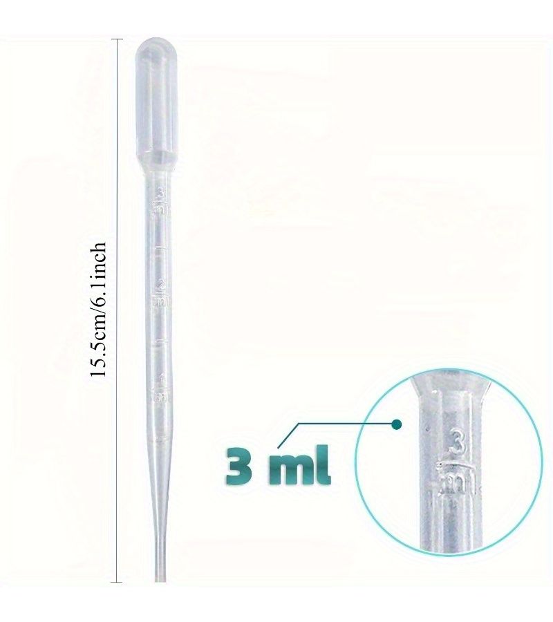 Reusable 14PCS Graduated Pipettes Precision Dropper Foldable Portable for Essential Oils Lab DIY Cosmetic Transfer - Image 3