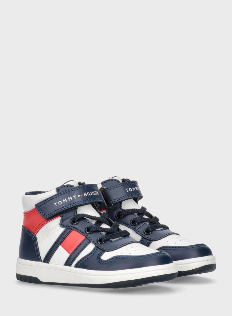 TOMMY HILFIGER Youth High Top Velcro Sneakers