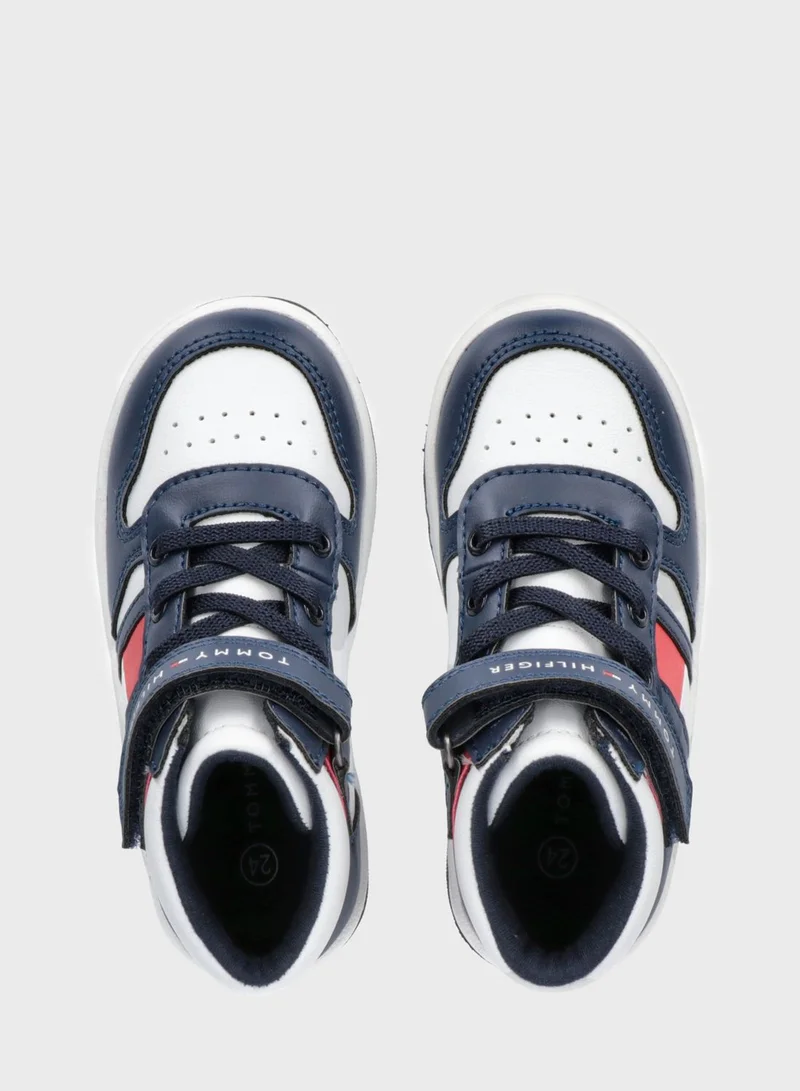 TOMMY HILFIGER Youth High Top Velcro Sneakers
