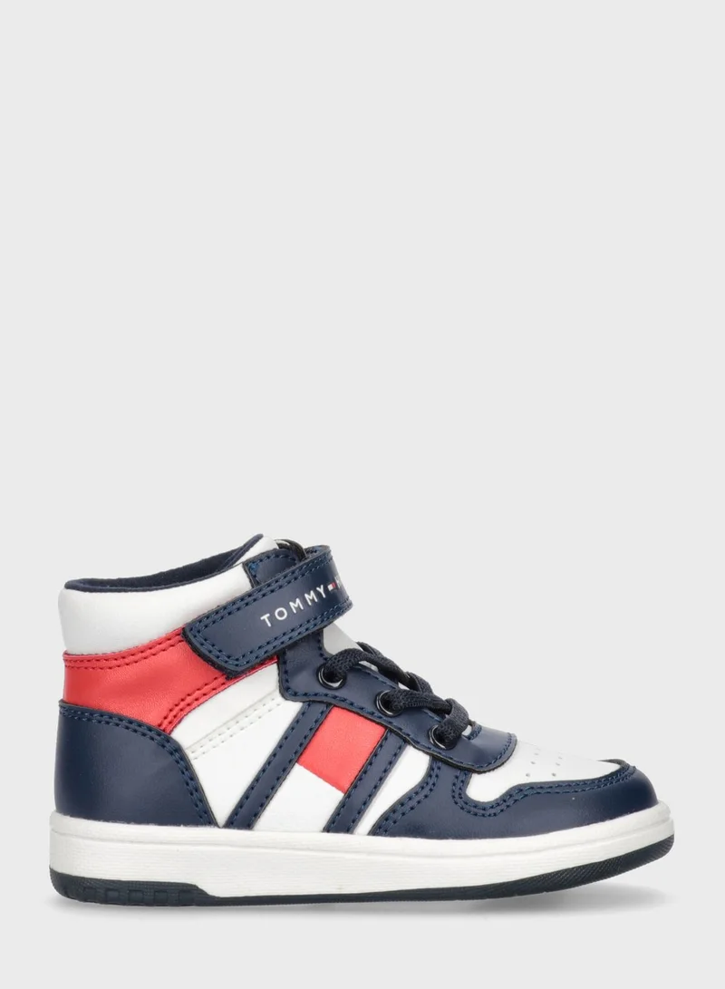 TOMMY HILFIGER Youth High Top Velcro Sneakers