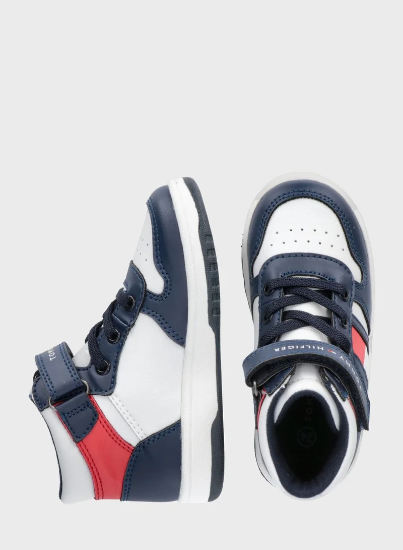 TOMMY HILFIGER Youth High Top Velcro Sneakers