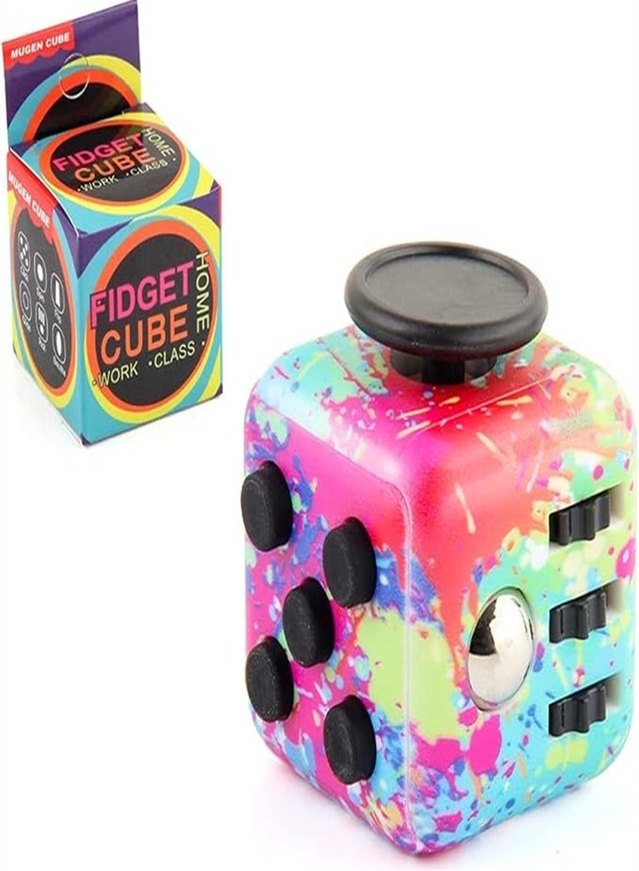 Stress relief magic cube, release pressure magic cube, kill time magic cube set, suitable for adults and children to relieve stress anxiety toys creative gifts, soft material (camouflage color 2PC) - Image 1