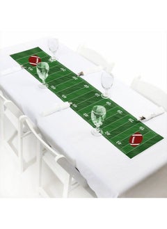 Big Dot of Happiness End Zone Football Petite Baby Shower Or Birthday Party Paper Table Runner 12 X 60 Inches  - Image 2