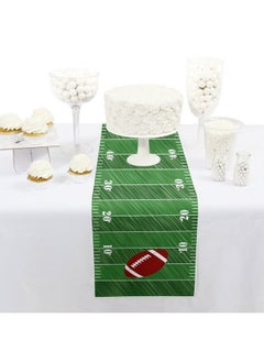 Big Dot of Happiness End Zone Football Petite Baby Shower Or Birthday Party Paper Table Runner 12 X 60 Inches  - Image 3