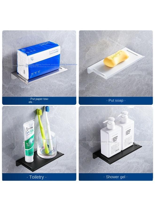 الأزرق جي دبليو 304 إطار هاتف محمول من الفولاذ المقاوم للصدأ مع إطار مناديل ورقية محاطة ، حامل فرشاة أسنان ، حامل كوب ، إطار تخزين خالٍ من الثقب - Image 5