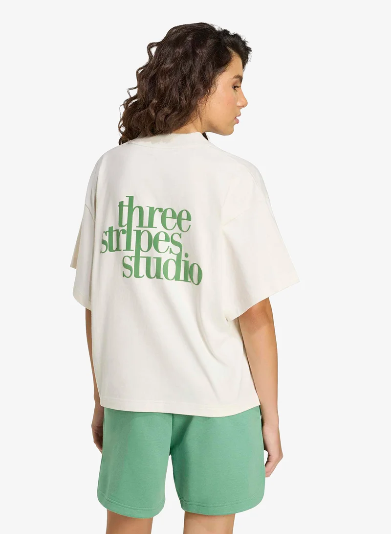 Adidas 3-Stripes Studio Boyfriend T-Shirt