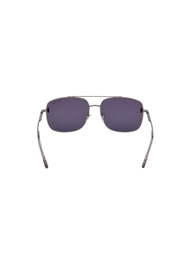 TOM FORD TOM FORD FULL RIM UV PROTECTION SQUARE MALE METAL SUNGLASSES FT1144-K08A61  - Image 5