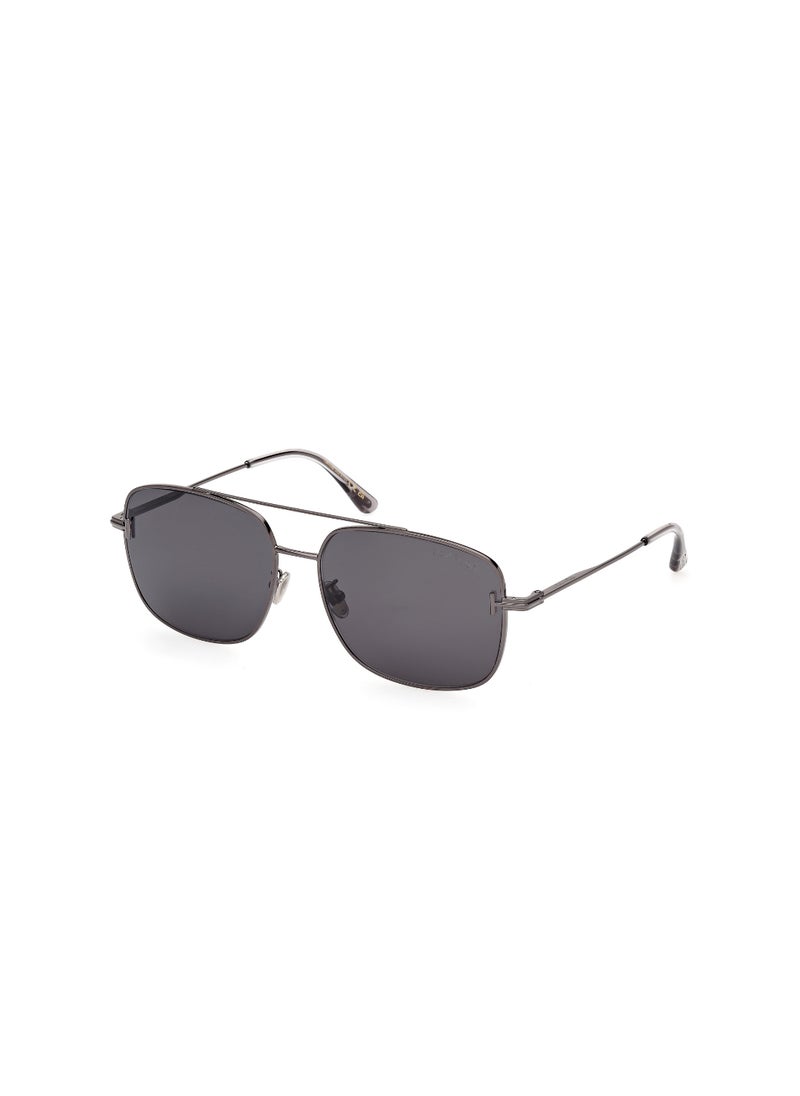 TOM FORD TOM FORD FULL RIM UV PROTECTION SQUARE MALE METAL SUNGLASSES FT1144-K08A61  - Image 1