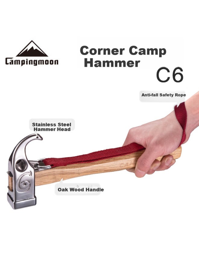 Campingmoon Stainless Steel Camping Tent Hammer - Image 4
