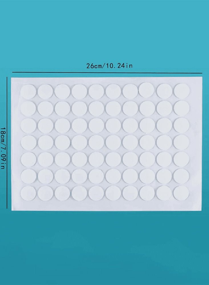 Generic Round Double Sided Adhesive Tape Stickers Traceless 70 sticks  - Image 4