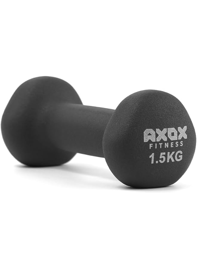 AXOX Fitness Neoprene Dumbbells 1.5kg - Image 1